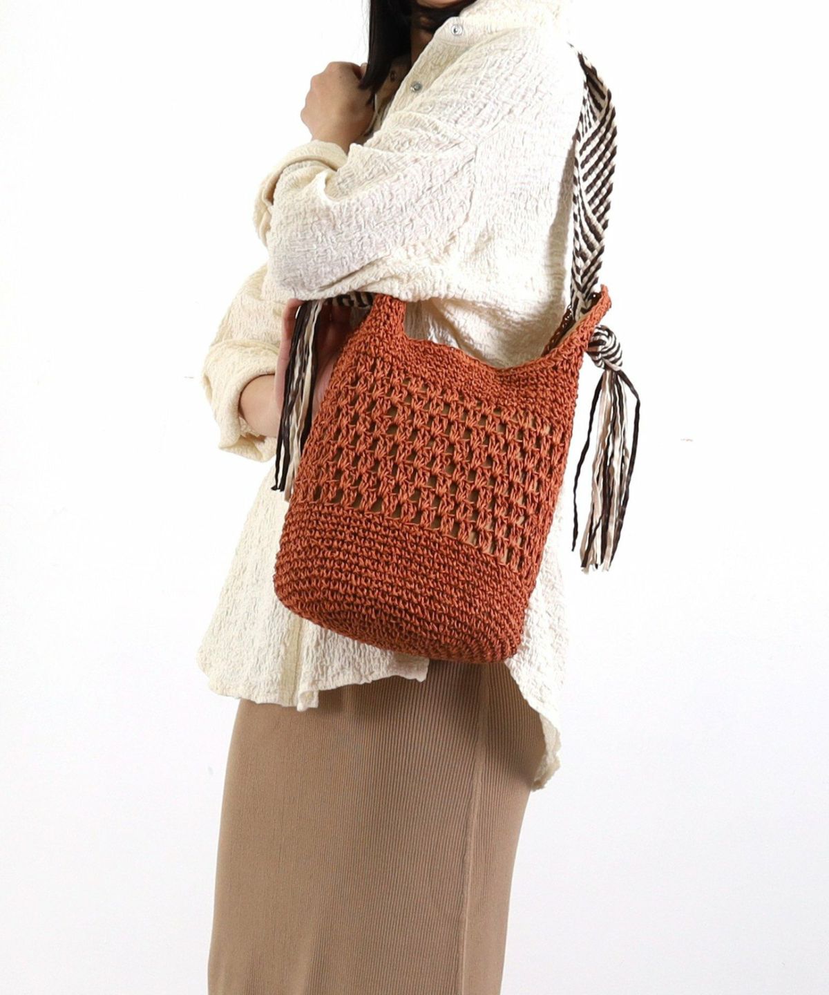 【COO SPECIAL WEEK】Paper x Pattern Tape Fringe One 單肩包